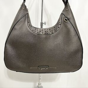 Chala HOBO Pewter Convertible Bag EUC
